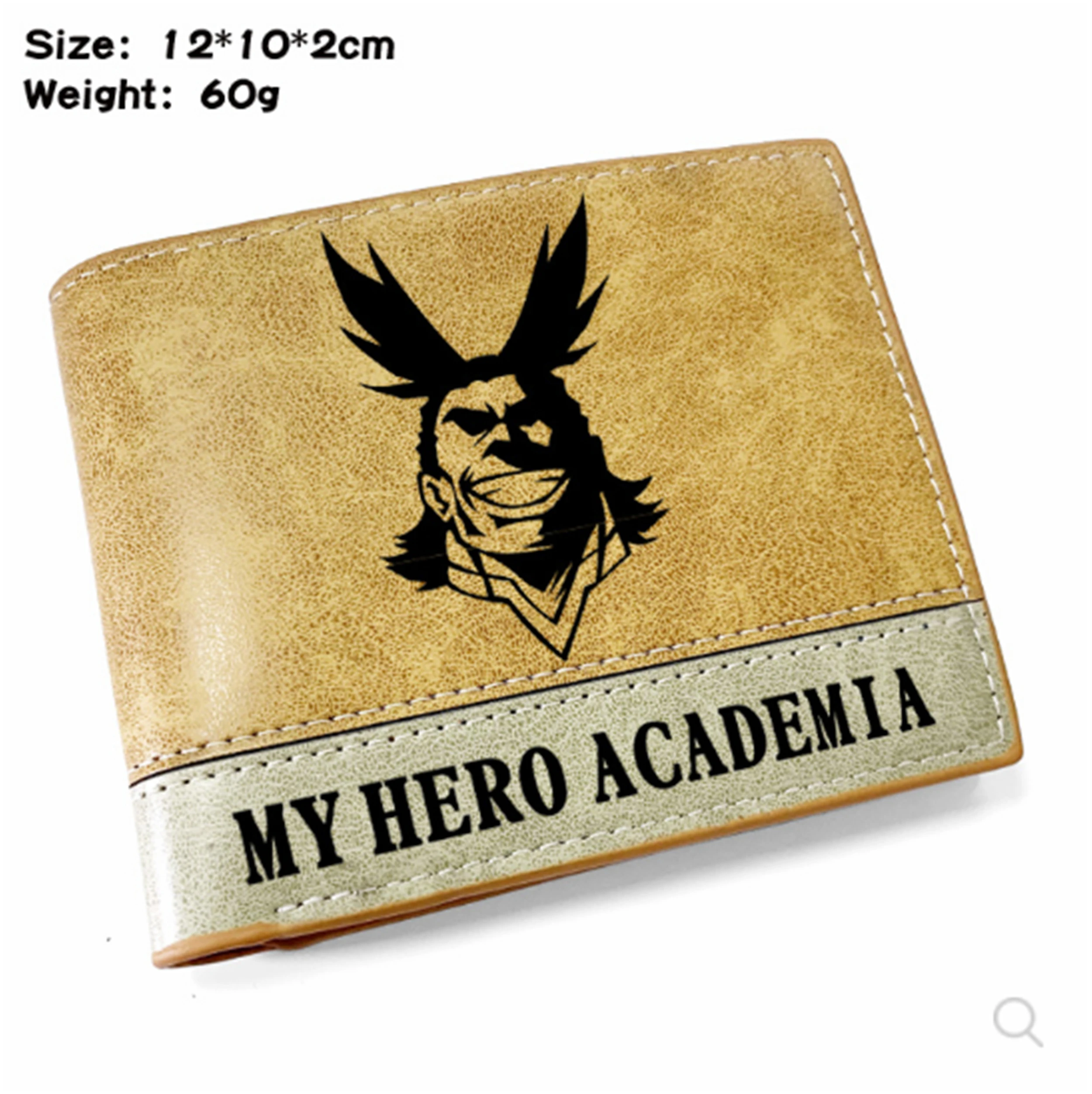 Кошелек с логотипом аниме «My hero academy», кошелек для мальчиков и девочек, кошелек для кредитных карт, новинка, короткий кошелек с двойной складкой, кошелек для денег и карт