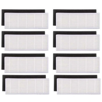 

HEPA Filter Filter Cotton for Ilife A4S A6 A4 A40 /Ecovas DN621 X620 Robot Replacement Filter Vacuum, 16PCS
