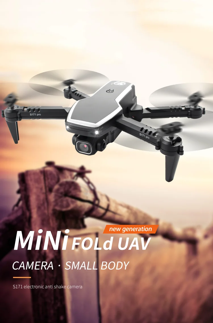 S171 Pro rc Drone Professional 4K Quadcopter With Camera Fpv helicopter Dron Toys For Children Drones Wifi Mini Gift VS KK8 |