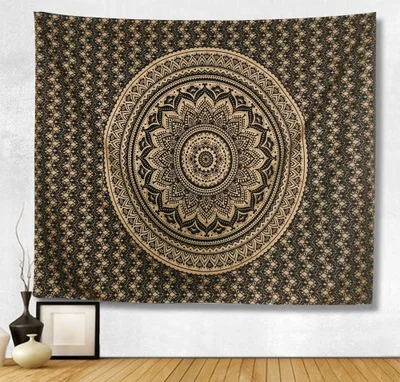 

Bedroom Draped Mandala Flower Digital Printed Home Curtain Tapestry Living Room Decoration Hangtapestry Wall Clothing Tapestry