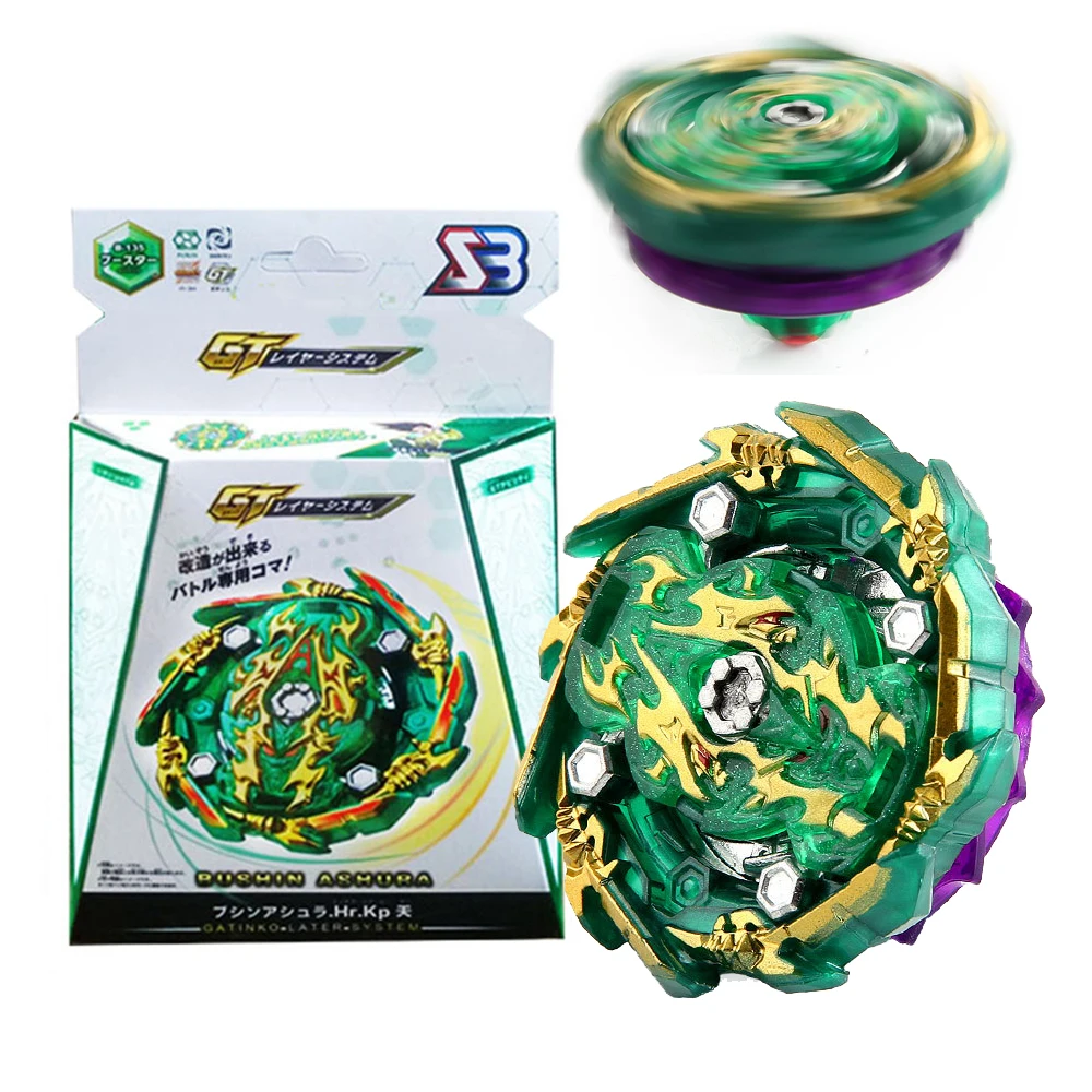 

SB GT Beyblades Burst Metal Fusion B135 Right Turning Gyroscope with Two-way Launcher Handlebar Alloy Battle Toys for Children