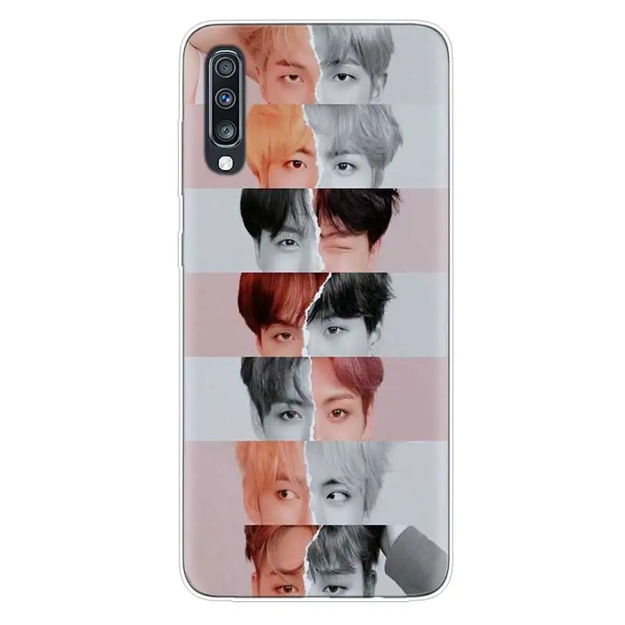 01 Ножные браслеты с корейской популярной KPop КОМАНДА бампер чехол для samsung A90 A80 A70 A60 A50 A50S A40 A30 A30S A20E A10E A10s S10Plus M40 M30 крышка - Цвет: 01