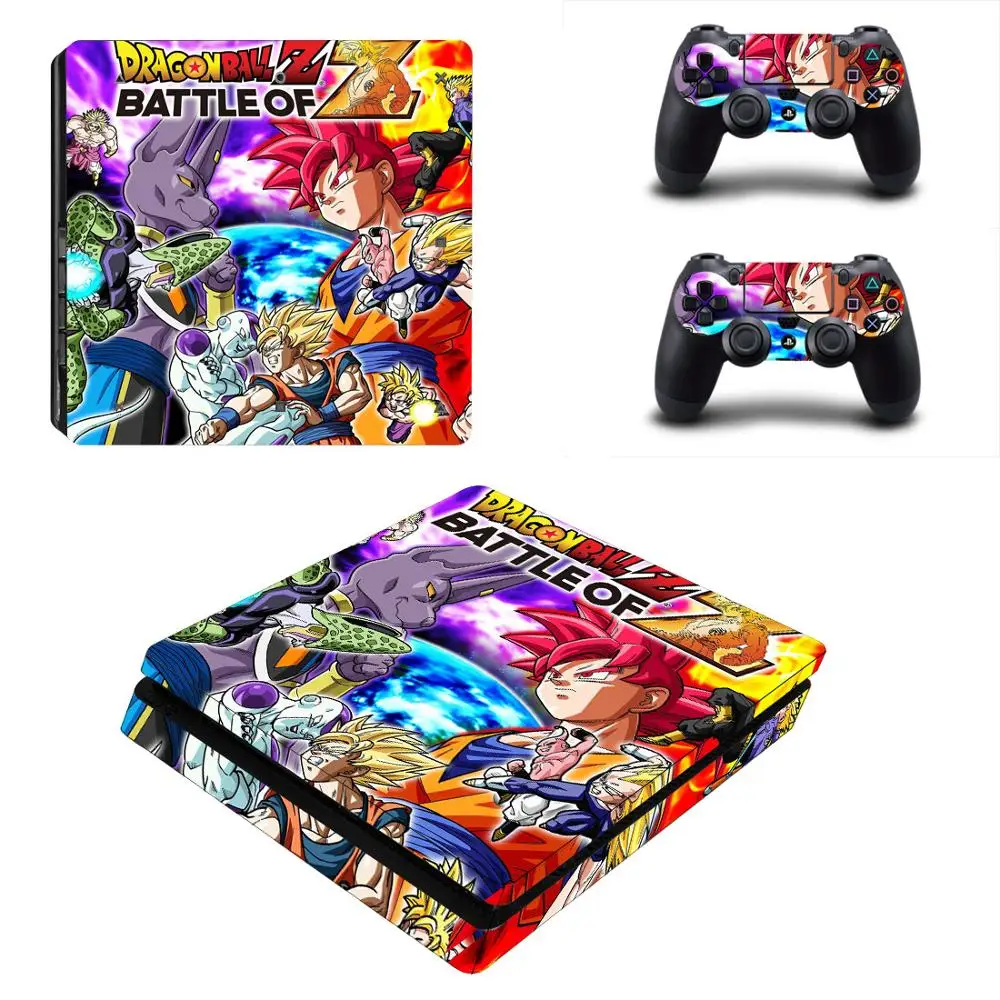 YSP4S-3891 Dragon Ball Super PS4 Slim sticker s Play station 4 наклейки для кожи наклейки для playstation 4 PS4 Slim консоль и контроллер кожи - Цвет: YSP4S-3891