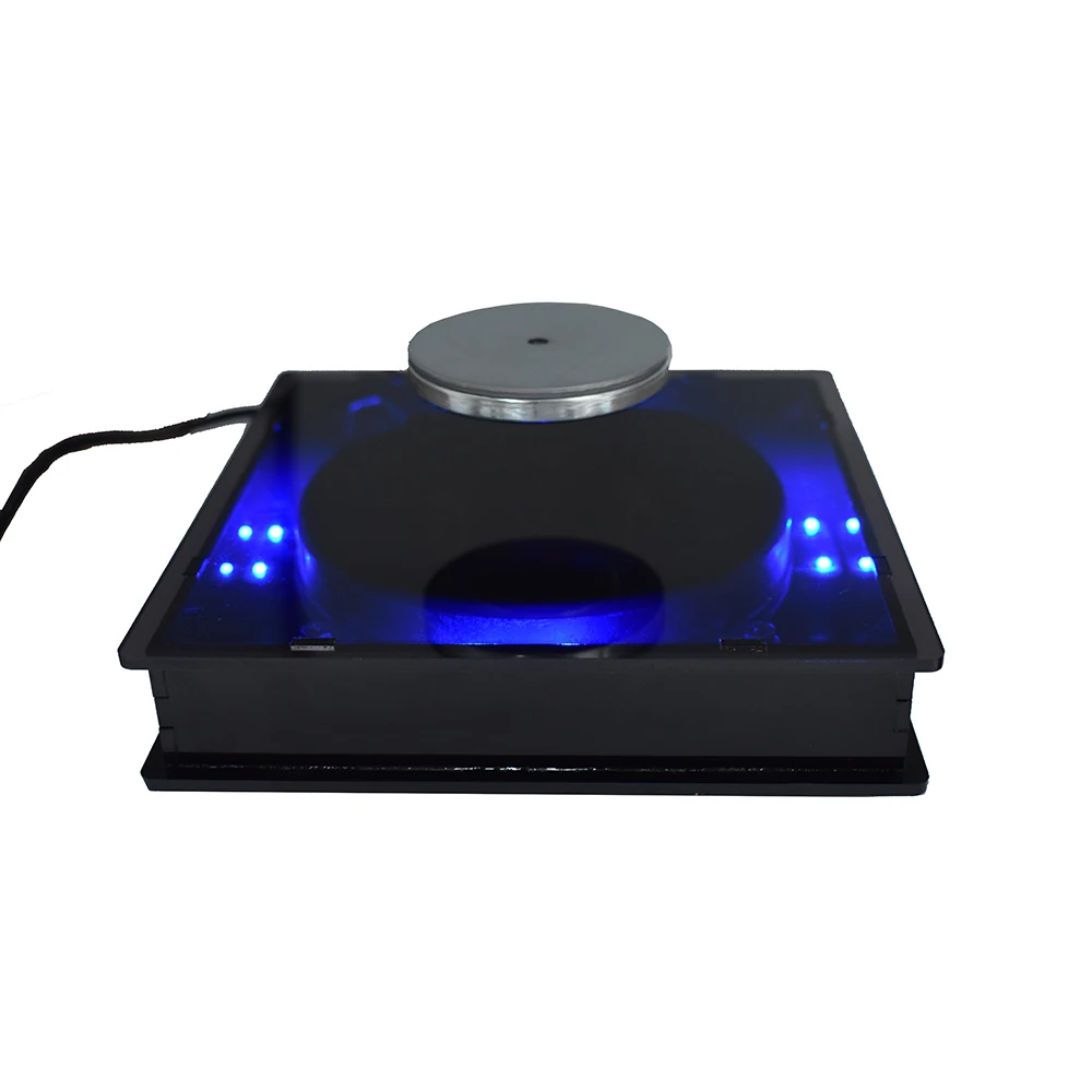 

Magnetic Suspension Core with LED Light Load-bearing weight 500g magnetic levitation Finished module with case DC12v2A 5W H3-005
