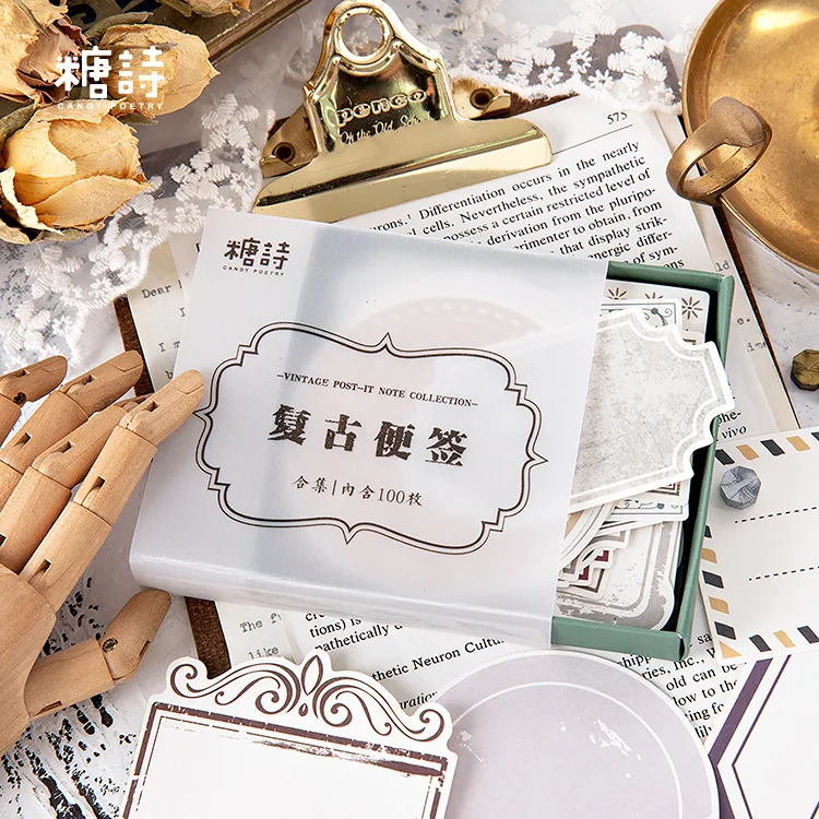 

10set Memo Pads Sticky Notes Creative foundation Paper Notepad diary Scrapbooking Stickers Office School stationery Notepads