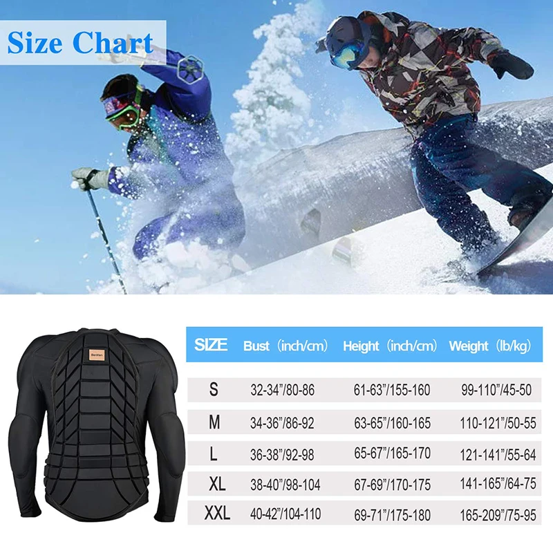 BenKen Skiing Anti-Collision Sports Shirts Ultra Light Protective Gear Outdoor Sports Anti-Collision Armor Spine Back Protector BenKen Skiing Anti-Collision Sports Shirts Ultra Light Protective Gear Outdoor Sports Anti-Collision Armor Spine Back Protector