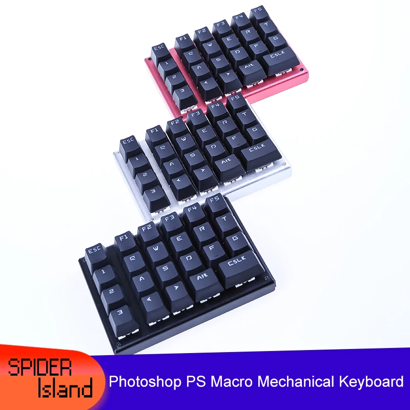 DIY PS Designer Keyboard CAD Drawing Software One Hand