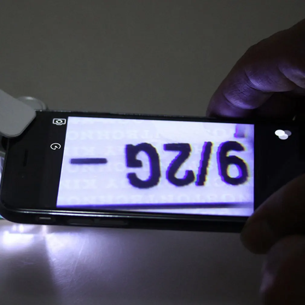 9882W Multi-Purpose 60 Times Microscope Jewelry Jade Identification Portable Mini High-Power Camera Phone Magnifier