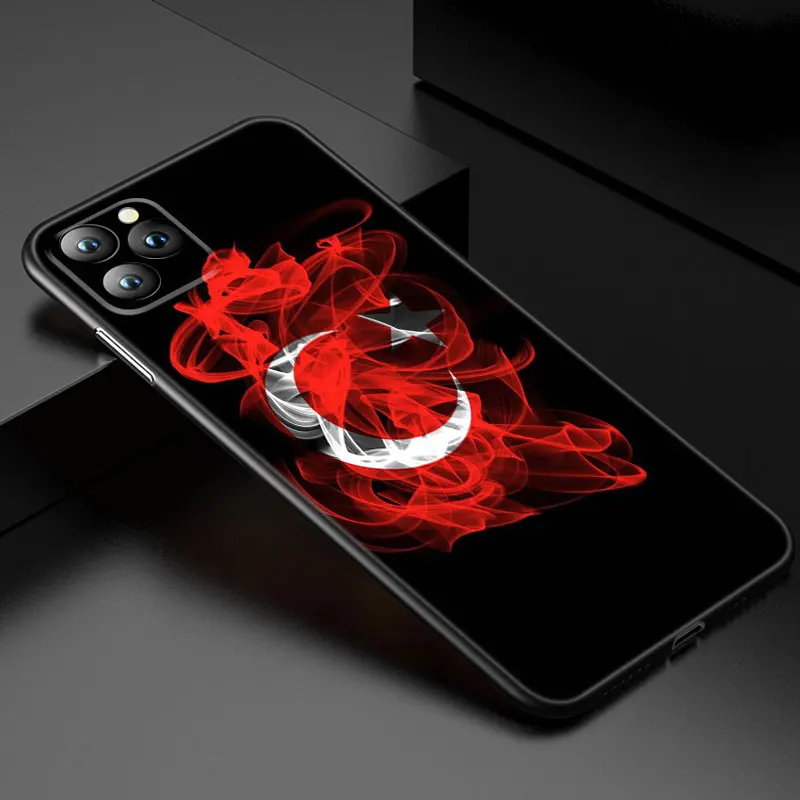 Turkey Wolf Element Phone Case For Apple iPhone 13 12 Mini 11 Pro XS Max XR X 8 7 6S 6 Plus 5S 5 SE 2020 Soft TPU Black Cover- Ha4d9b3764e3f4528b3c099a9f557fda4x