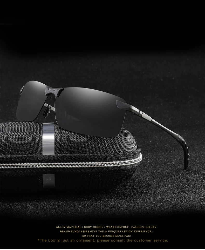 Поляризованный фотохромный солнцезащитные очки для мужчин, день вождения, очки ночного видения, мужские сменные цветные солнцезащитные очки, очки с защитой от УФ-излучения