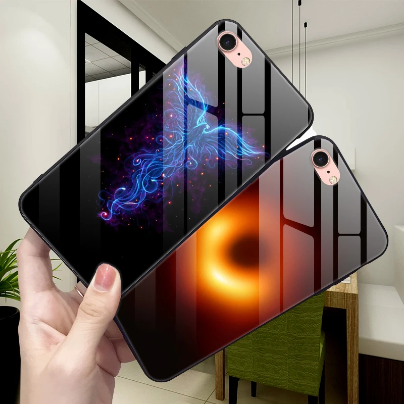 Чехол для телефона для Apple iPhone 7 7Plus 8 8Plus 6s 6Plus 6s plus чехол из закаленного стекла для iPhone X XR XS Max XSmax бампер