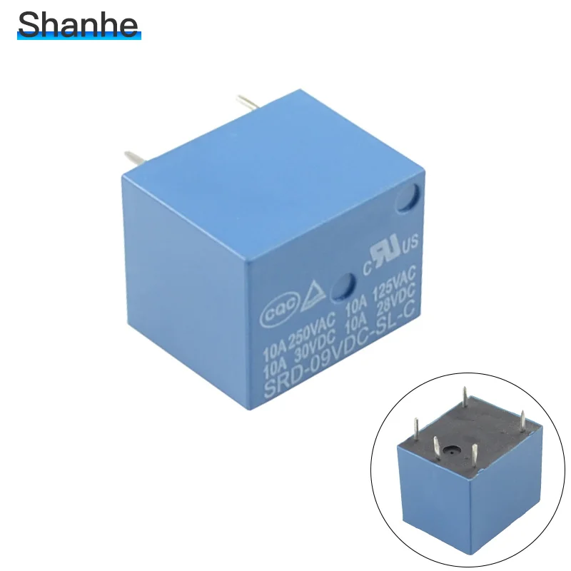 SONGLE Реле PCB 5 pins 5В 9В 12В 24В