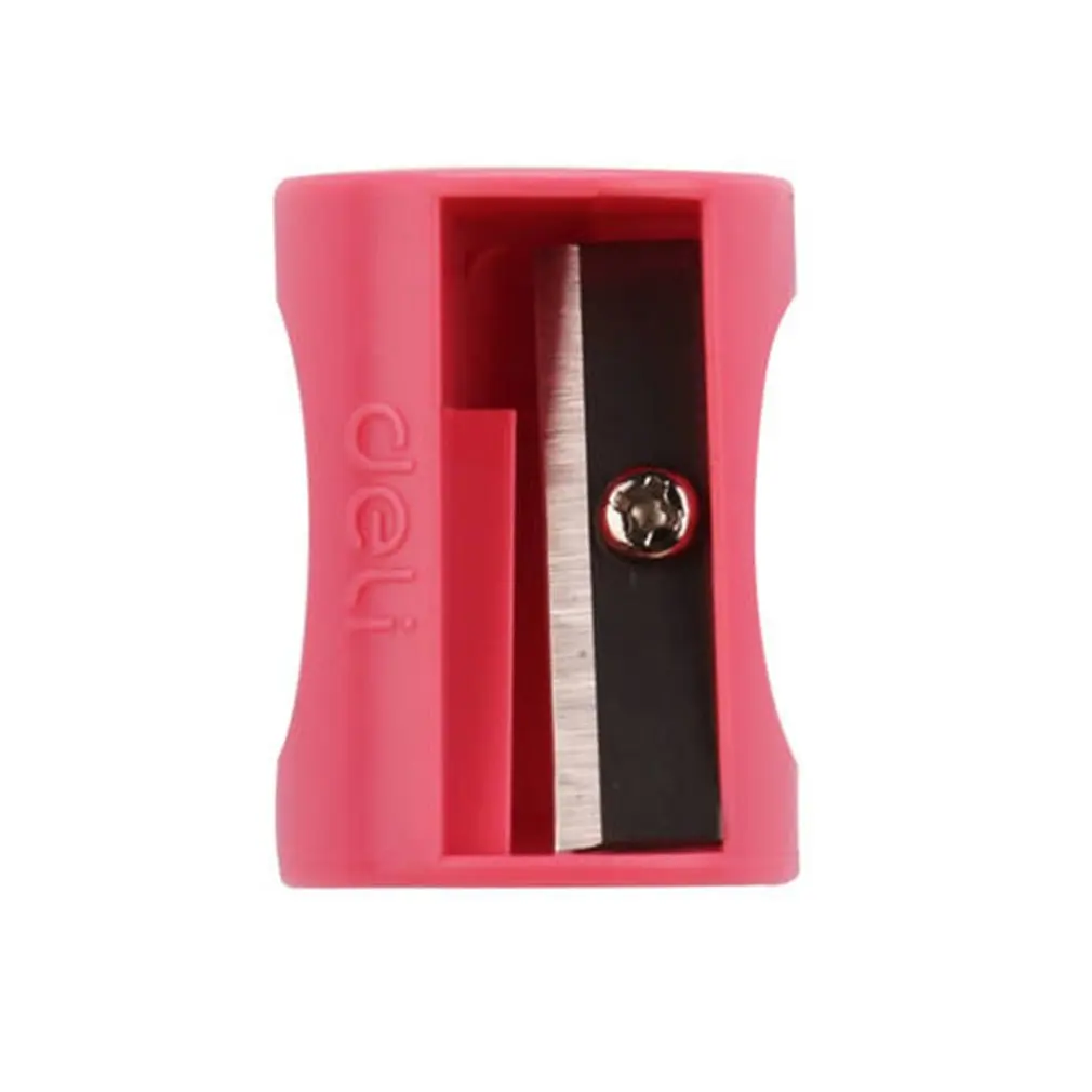 Deli 0594 Kawaii Mini Pencil Sharpener Cute Stationery School Supplies For Children Pencil Sharpener Single Pole