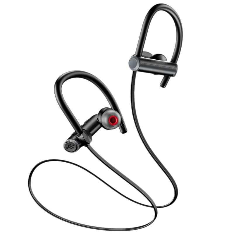 S4 Wireless Bluetooth 5 0 Bluetooth Earphones Hifi Headphones Ear Wireless Headset Ear Hook for Smartphones