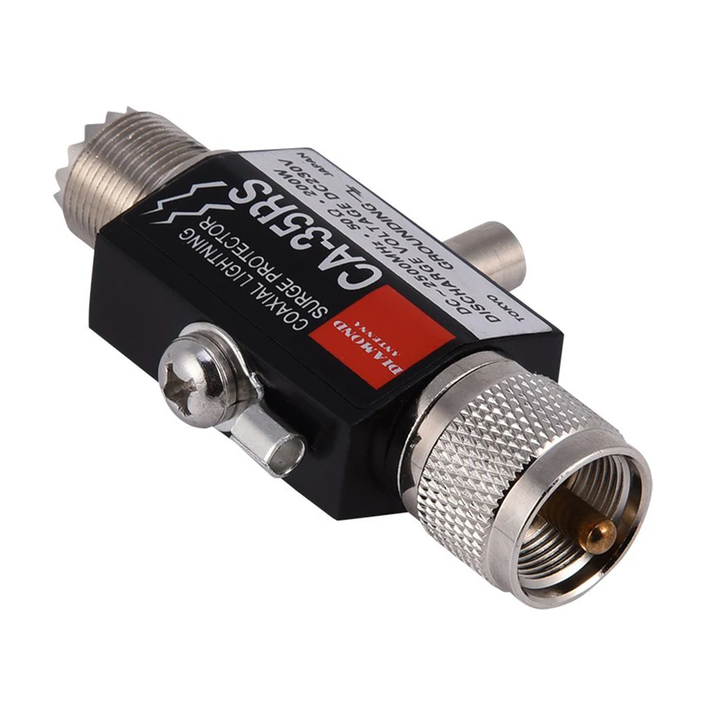 

CA 35RS Connector Coaxial Antenna Arrester Outdoor Full Protection High Safety For Transceivers Surge Protector Two Way Radio