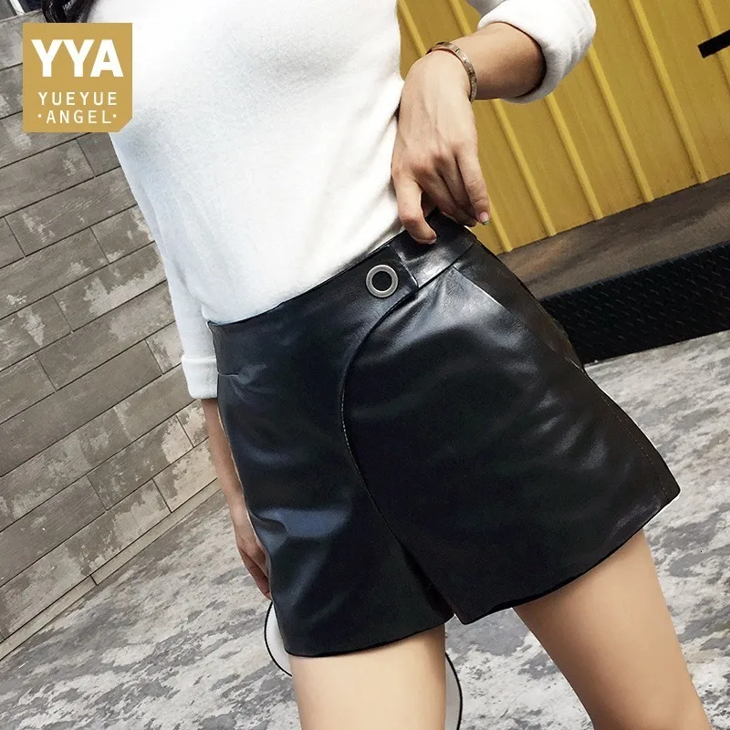 Лидирующий бренд женские повседневные шорты с высокой талией черные белые