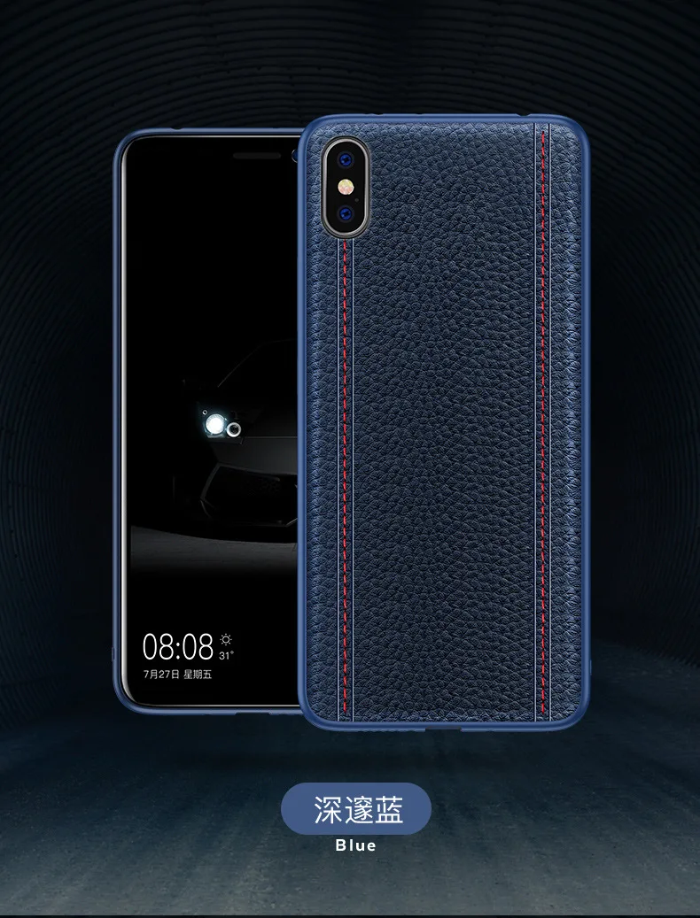 Тонкий мягкий чехол для iPhone 11 11 pro max 7 8 Plus, чехол из натуральной кожи, цветной чехол для iPhone X Xs 6 6s plus 11 Pro Max XR