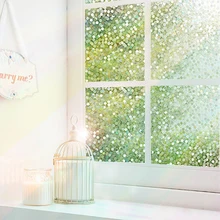 WXSHSH 3D матовая Радужная цветная пленка для окна статическая цепляющая виниловые кристаллы стеклянная наклейка защита от солнца контроль тепла окно оттенок двери