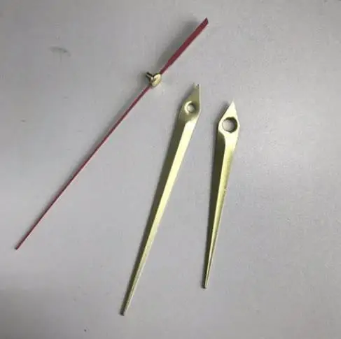 gold Высокоточный вал бесшумные настенные часы кварцевый механизм DIY настенные часы; кварцевые часы с черной/золотой/серебряной рукой - Цвет: gold