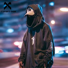 11 BYBB'S DARK Японская уличная одежда толстовка мужская Harajuku Хип хоп