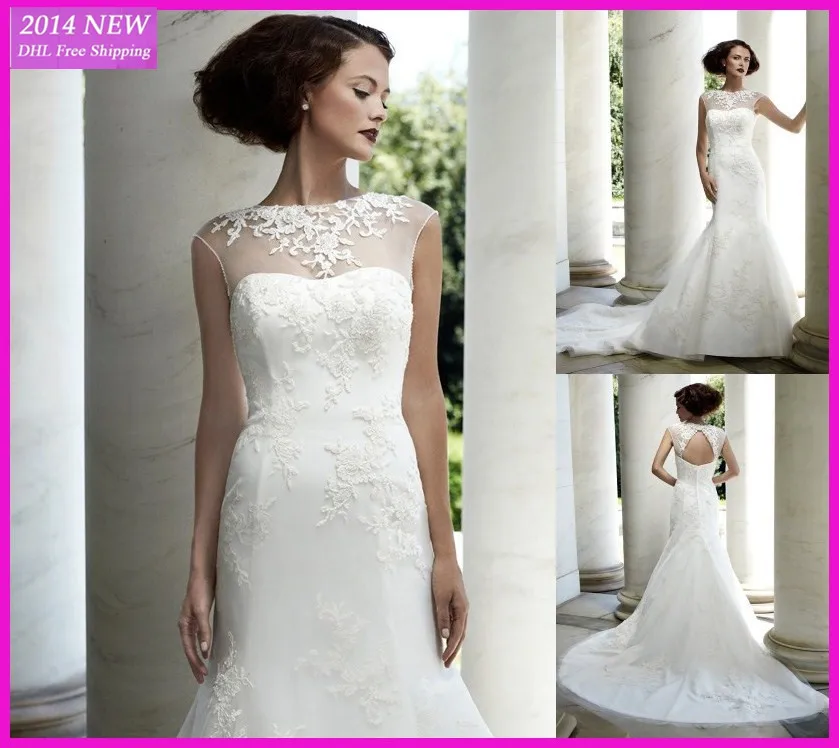 Ia colher с элегантные senhora манга com apliques СЕТИМ vestidos de noiva branco/vestido de noiva marfim personalizado торжественное платье