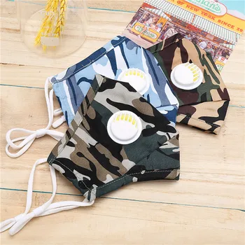 

New Washable Face Mask For Woman Man Breath Valve PM2.5 Washable Cotton Mouth Masks Filter Pad Pollution Activated carbon filter