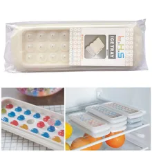 Пластиковый кубик льда Сферический Лед Лоток решетка маленький шар 27 форм 20x7x2,1 см 3D Сферическая форма для приготовления льда плесень лоток