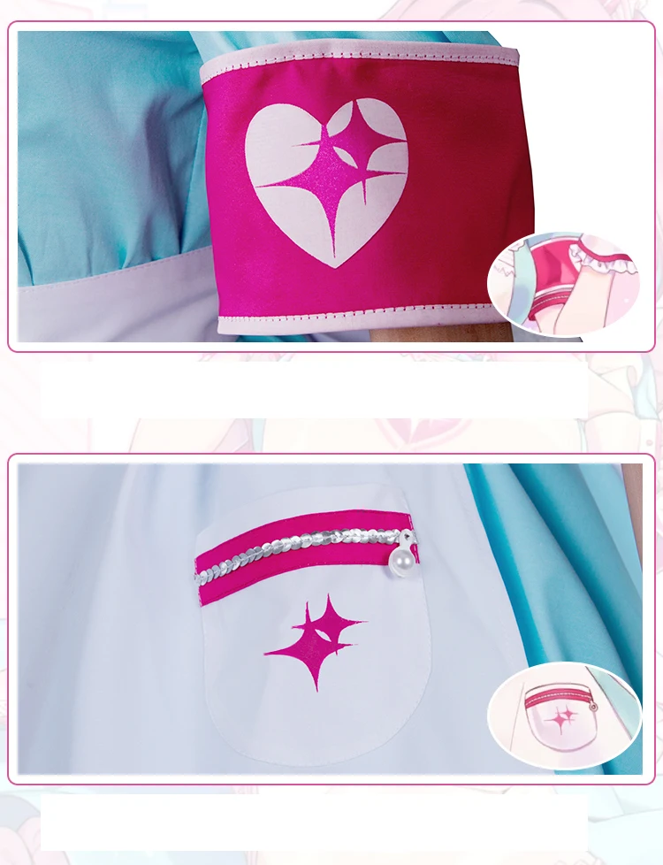 Косплей Love The Idolm@ Ster: Костюм Золушки для девочек Riamu Yumemi Gradient; платье для костюмированной вечеринки; костюмы на Хэллоуин
