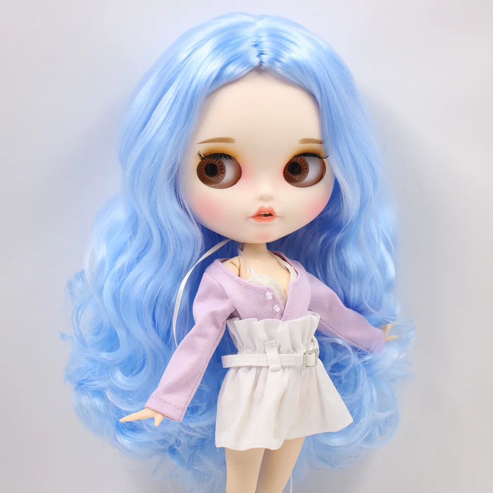 Наряды для Blyth doll, белый кружевной бюстгальтер с фиолетовым кардигом, и штаны с носками, милый наряд, Ледяной, пуловер, licca