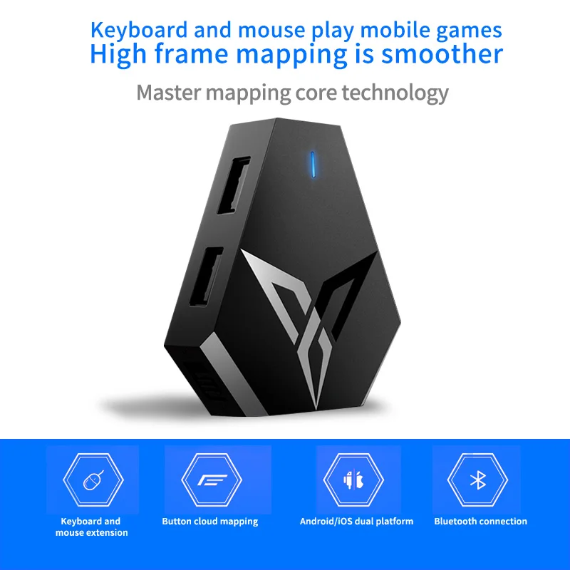 Flydigi ОСА 2 геймпад Android iOS телефон планшет универсальный Bluetooth вспомогательная клавиатура мышь автоматический захват давления периферийные устройства - Цвет: Прозрачный