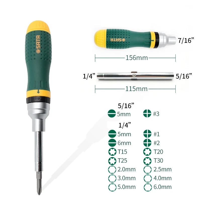 Hand Tool 19-in-1 Multi-Tool Screwdriver Kits Home Repair Tool Set Accessories Tool screwdriver bit set