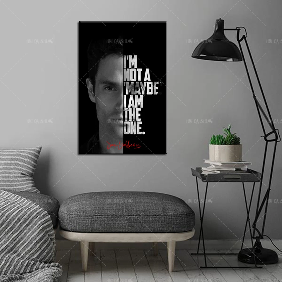 

Tv Show Quotes text art poster Nordic Poster And Prints Wall Art Canvas X086