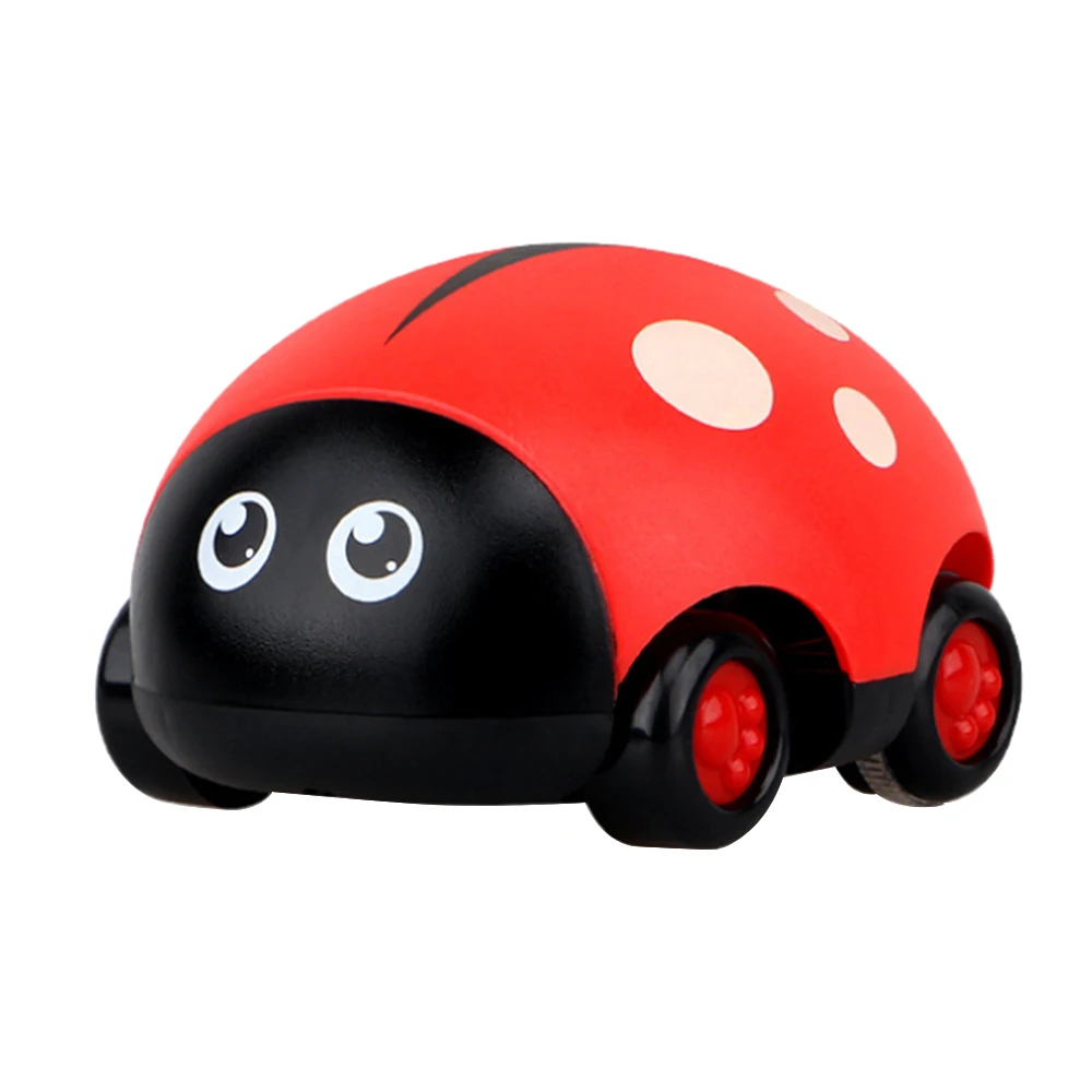 

Kids Cute Pull Back Toy Car Inertia Trolley Insect Return Cars Ladybug Insect Model for Baby Educational Toys Christmas Gift