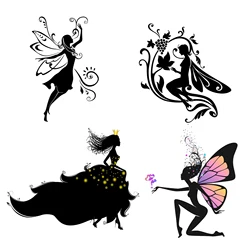 Little Fairy Clear  Stamps Scrapbooking Crafts Decorate Photo Album Embossing Cards Making Clear Stamps New