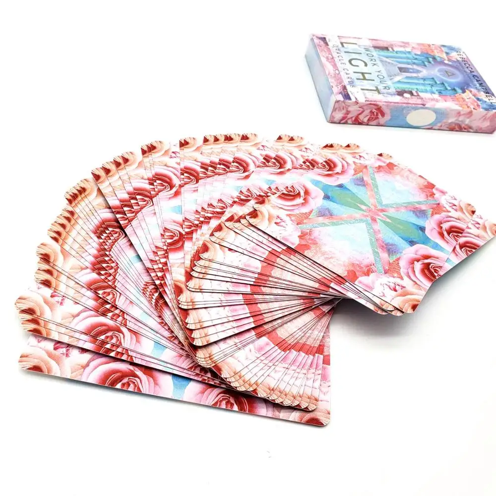 44 Pcs Oracle Tarot Cards Sheets Work Your Light Oracle Card Board Deck Games Palying Cards Game Entertainment 44 Pcs Oracle Tarot Cards Sheets Work Your Light Oracle Card Board Deck Games Palying Cards Game Entertainment