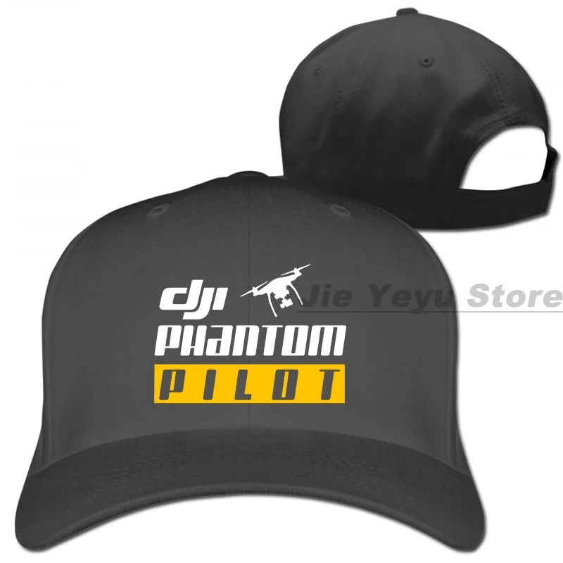 DJI DRONE PHANTOM PILOT бейсбольная кепка для мужчин и женщин, Кепка для водителя грузовика, модная Регулируемая Кепка - Цвет: 1-Black