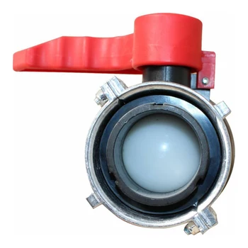 

IBC Container Ball Valve S75x6 (75mm Aluminum Union) S60x6 Coarse Thread IBC Black EPDM Seal Aluminum Union Nut