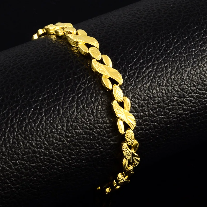 

Bracelet Ornament Plated 24k Gold New Style Jewelry Simple Women's Bracelets-Jh121