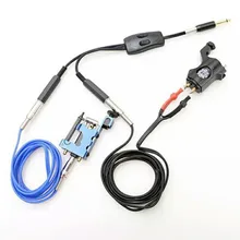 Профессиональные принадлежности для татуировки, зажим для татуировки, шнур, двойной интерфейс для тату, электропитание, провод, шнур, 2 в 1, аксессуары для татуировки