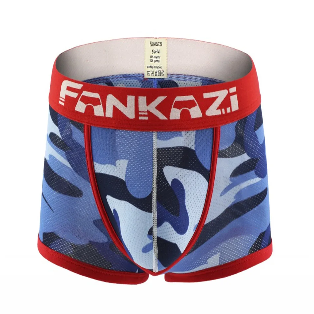 Мужское дышащее сексуальное нижнее белье, сексуальные мужские камуфляжные трусы-боксеры, новинка, прозрачные трусы с принтом губ, трусы-боксеры, 05