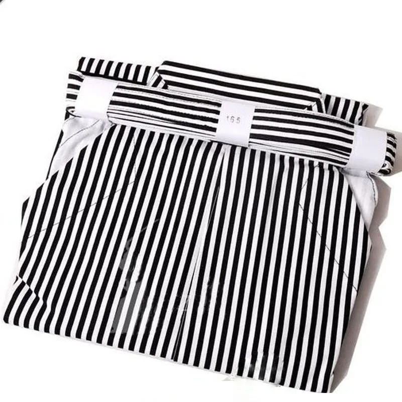 Japanese Kendo high quality COTTON CANVAS Hakama Martial arts trousers Hapkido pants black and white striped Kendo skirt