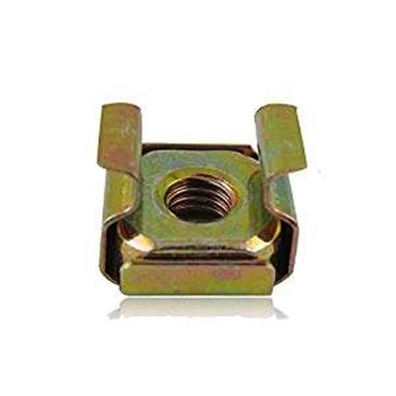 M5/M6 Cage Nuts Cabinet Nuts Network Cabinet Rack Cage Nut Server Rack Mount Nut Floating Captive Color Zinc Plated