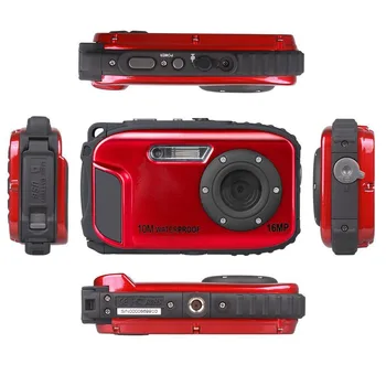 

16MP Underwater Sports Camcorder LCD Display Waterproof Camera Handheld Mini Digital Video HD USB Anti Shake Outdoor Diving