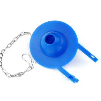 

HOT 2Pcs Flush Valves Cover Rubber Drain Valve Toilet Seal Water Stop Valve Cover Toilet Tank Fittings Blue TI99