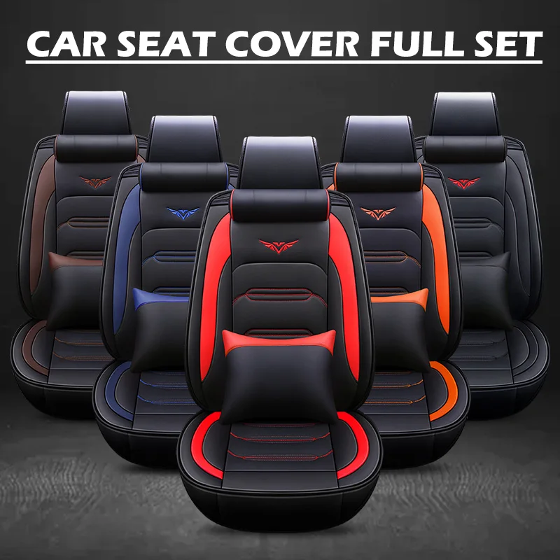 

Universal Wear-Resistant PU Leather Car Seat Covers for Hyundai solaris/getz/creta 66x55x24cm Seat Cushion Auto Accessories