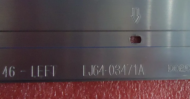 2 шт./лот светодиодная подсветка для 46 левый LJ64 03471A 03495A салазки 2012SGS46 7030L 64 TOSHIBA 46TL933