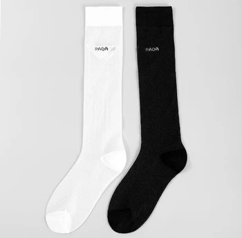 

Women Socks thin transparent Summer socks Women Stockings high stretch Solid sock black and white
