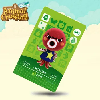 

045 Octavian Animal Crossing Card Amiibo Cards Work for Switch NS 3DS Games