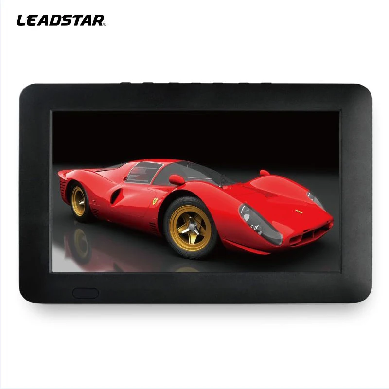 D7 7-Inch PortableTV DVB-T2 ATSC TDT Analog Small Car TV Supports USB TF MP4 H.265 AC3