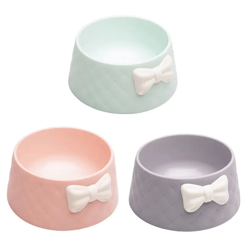 Alimentador para mascotas con textura de rombo, tazón para perro y gatos pequeños, tazón para perro gato, botella de agua, Color caramelo